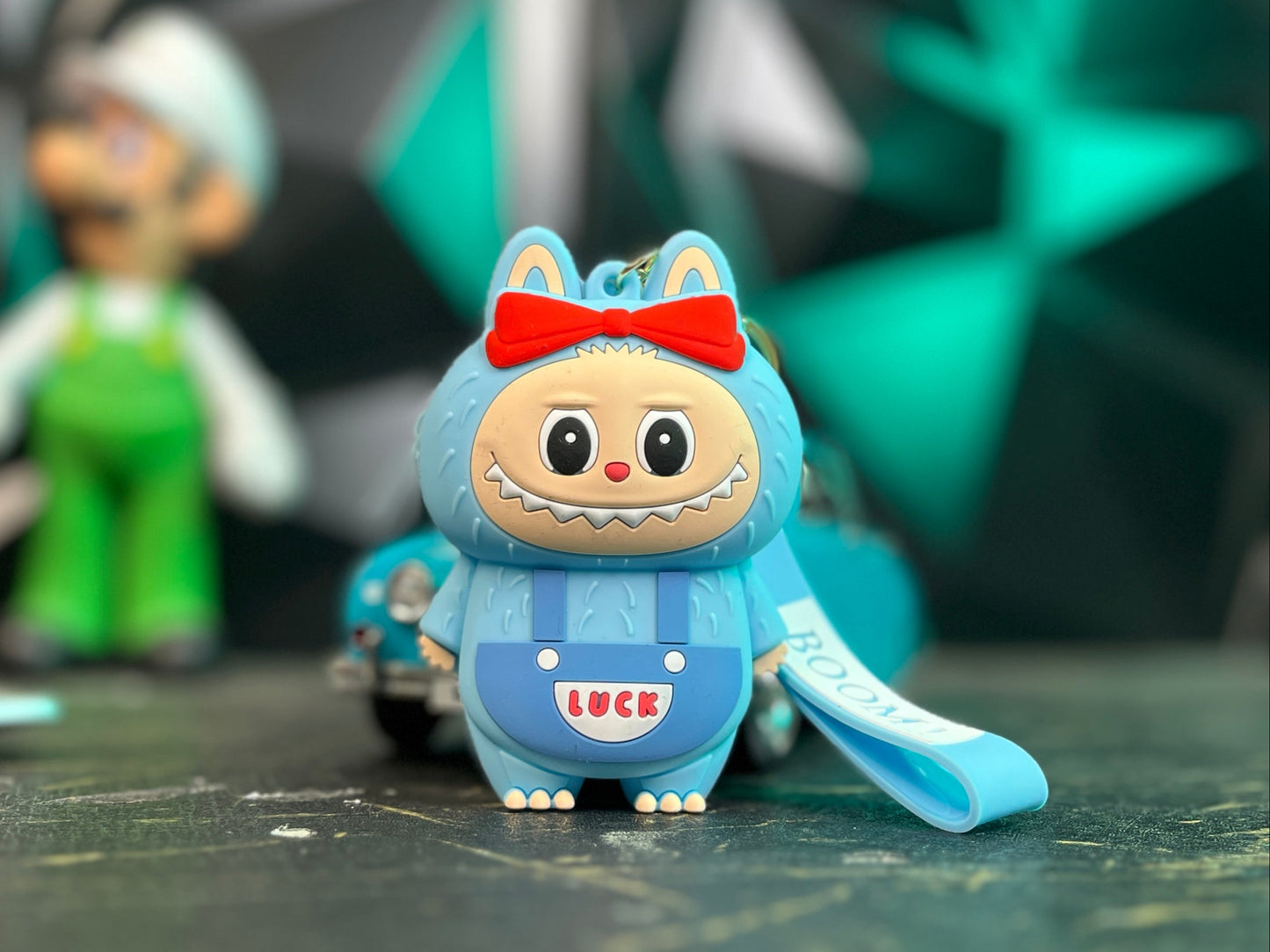 porte monaie body labubu bleu