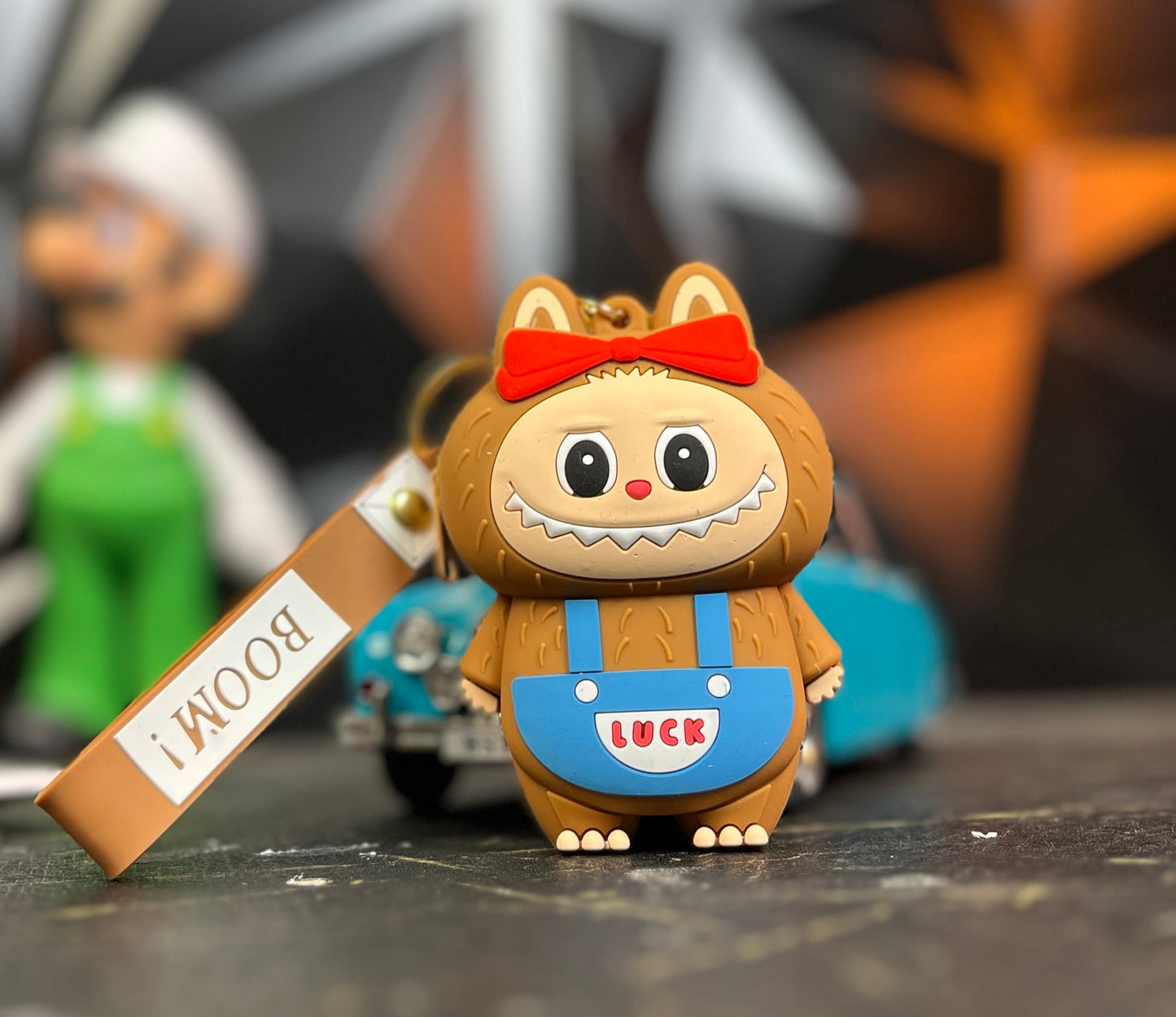 porte monaie body labubu marron